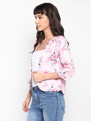 pink viscose jacket - 17733752 - Standard Image - 3