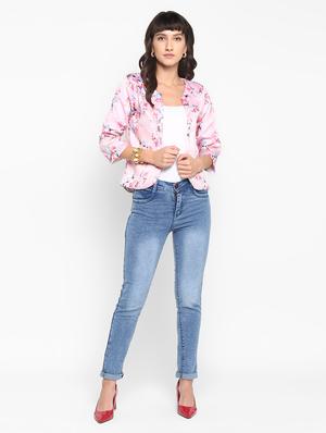 pink viscose jacket - 17733752 - Standard Image - 5