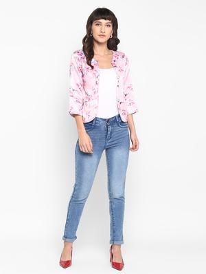 pink viscose jacket - 17733752 - Standard Image - 6