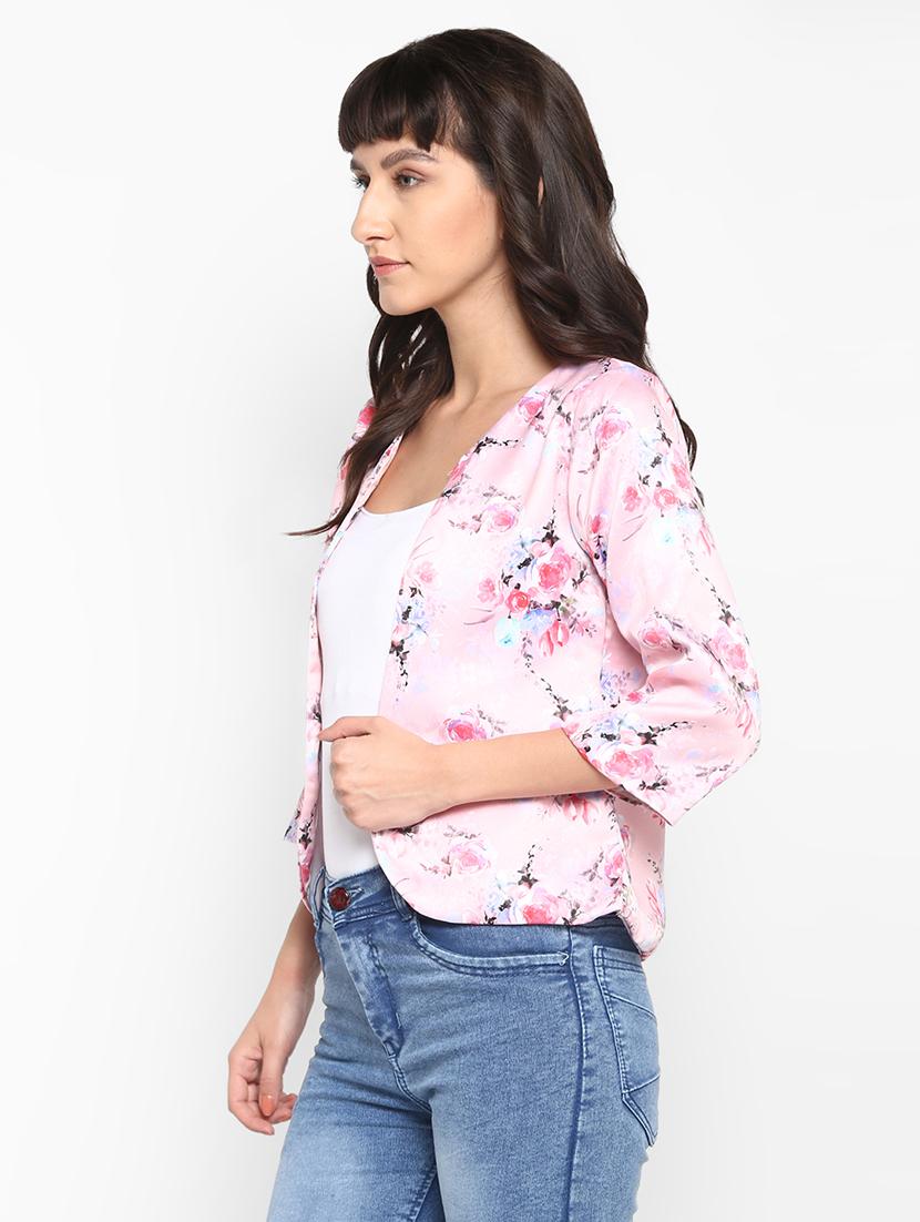 pink viscose jacket - 17733752 - Zoom Image - 3