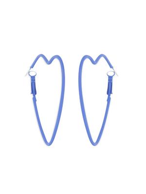 blue metal hoop earring - 17734032 - Standard Image - 4