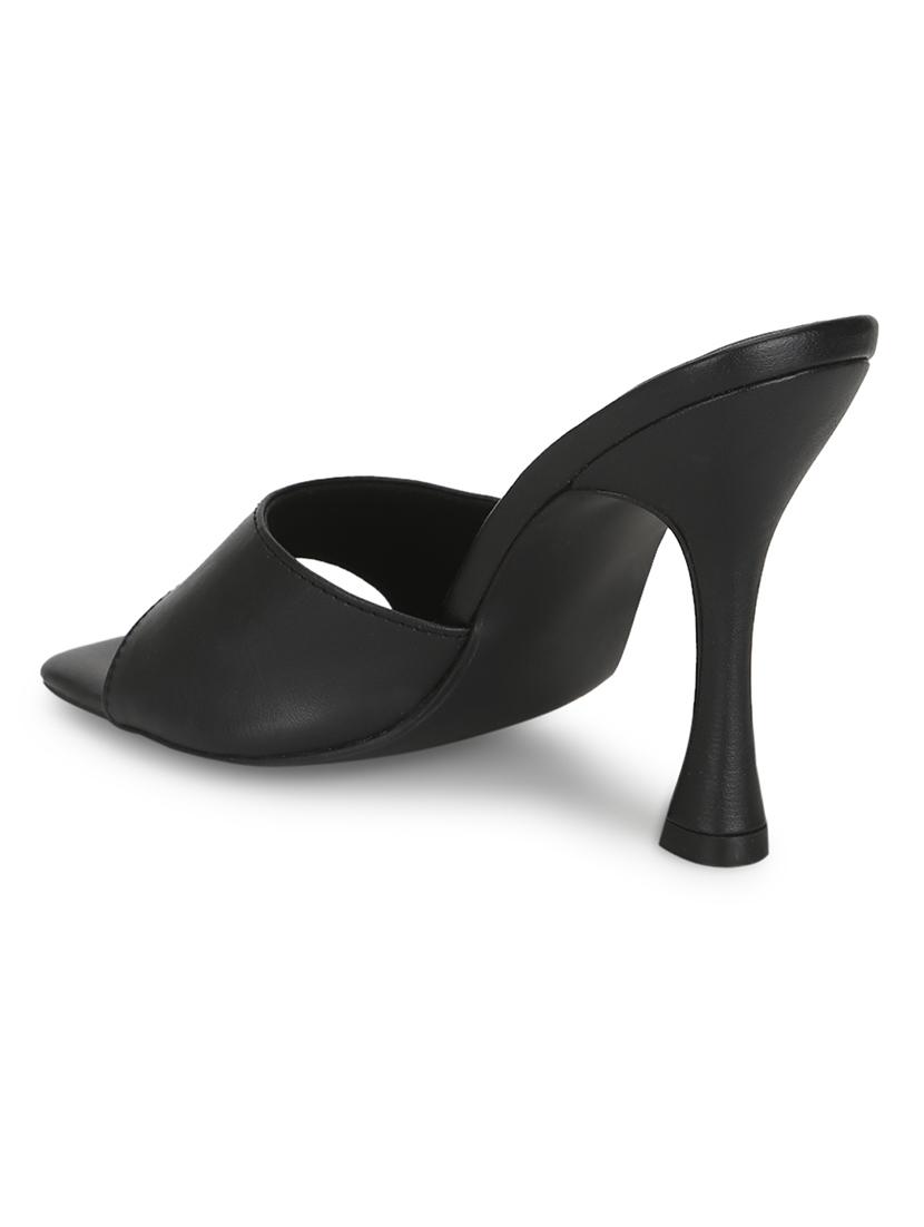 black slip on sandal - 17734158 - Zoom Image - 3