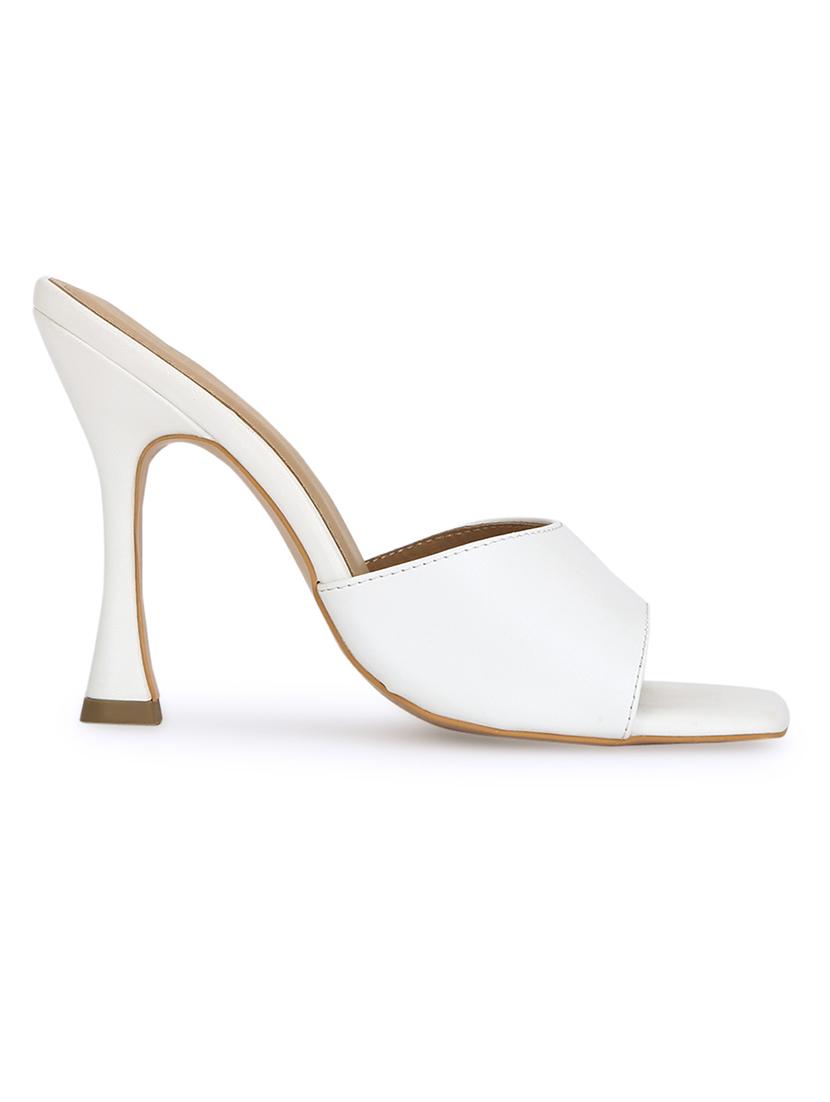 white slip on sandal - 17734159 - Zoom Image - 2