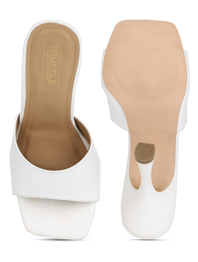 white slip on sandal - 17734159 - Zoom Image - 4