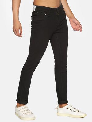 black plain denim jeans - 17734192 - Standard Image - 2