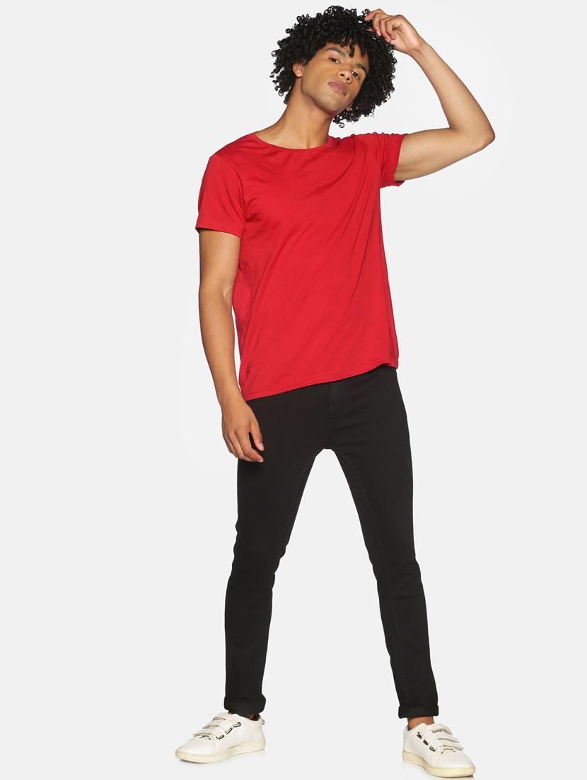 black plain denim jeans - 17734192 - Zoom Image - 4
