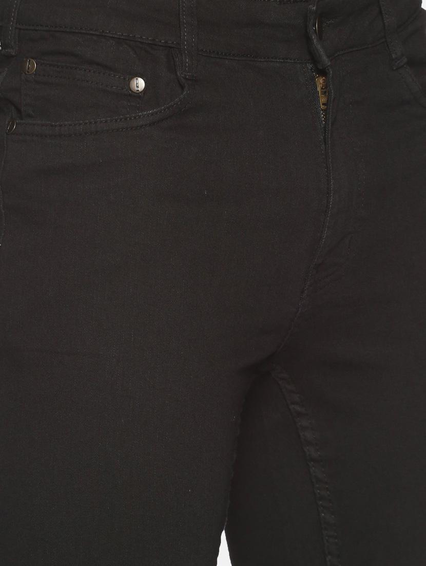 black plain denim jeans - 17734192 - Zoom Image - 5