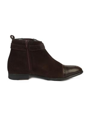 brown leather handicraft boots - 17734566 - Standard Image - 3