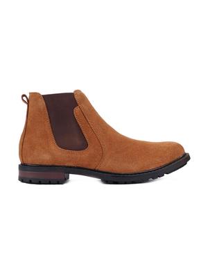 tan leather handicraft boots - 17734567 - Standard Image - 3