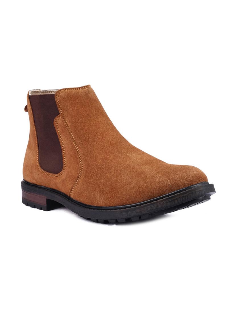 tan leather handicraft boots - 17734567 - Zoom Image - 2