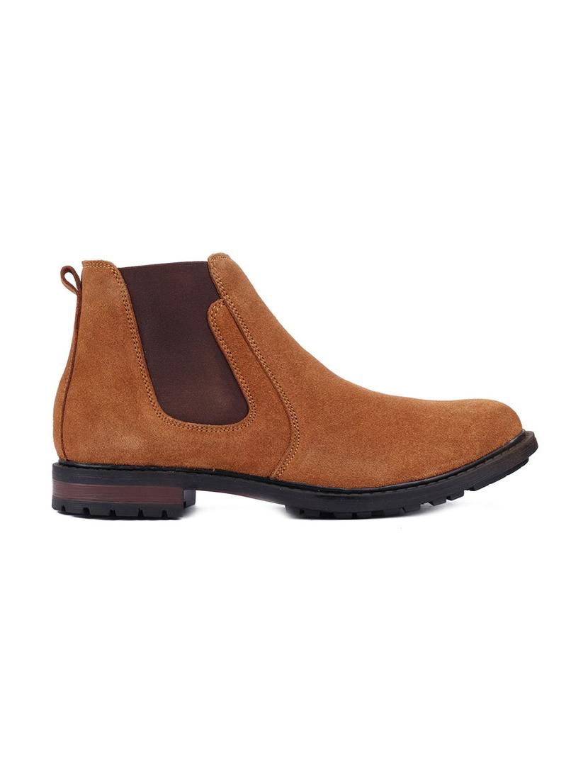 tan leather handicraft boots - 17734567 - Zoom Image - 3