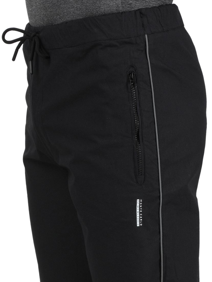 black solid full length track pants - 17734726 - Zoom Image - 5