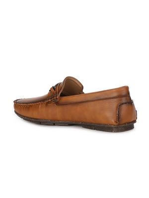 tan pu slip on loafers - 17734811 - Standard Image - 3