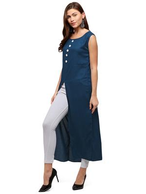 solid layered kurta - 17735058 - Standard Image - 2