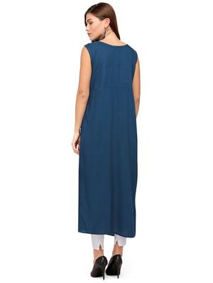 solid layered kurta - 17735058 - Standard Image - 3