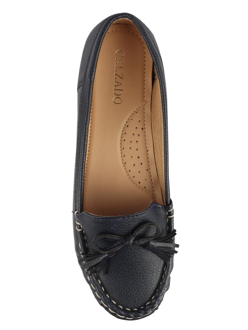 blue slip on loafers - 17735092 - Zoom Image - 4