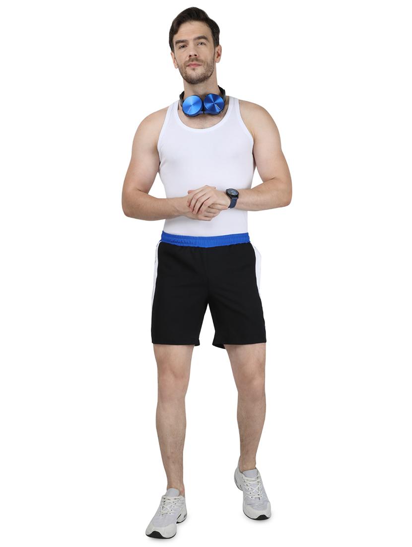 black side striped shorts - 17735217 - Zoom Image - 4