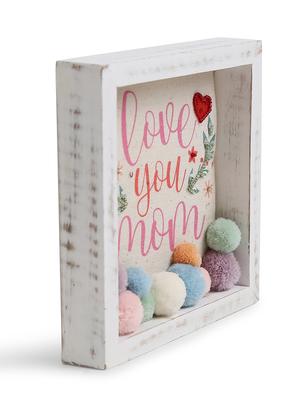 love you mom hand crafted pompom wall décor - 17735302 - Standard Image - 3