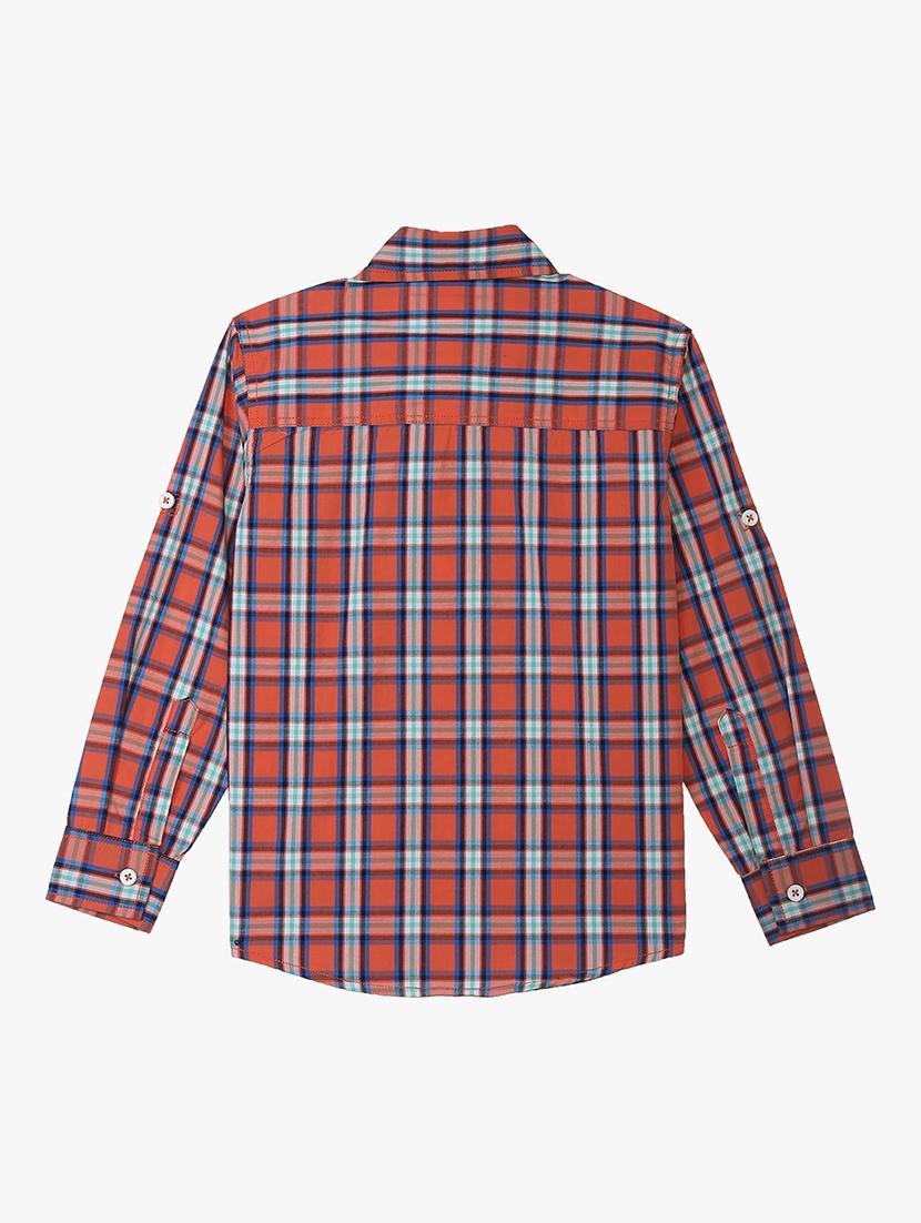 orange checkered shirt - 17735398 - Zoom Image - 3