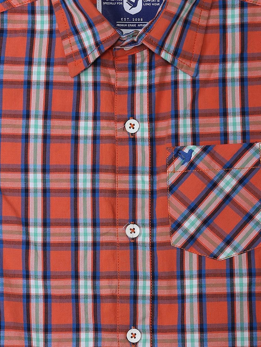 orange checkered shirt - 17735398 - Zoom Image - 6
