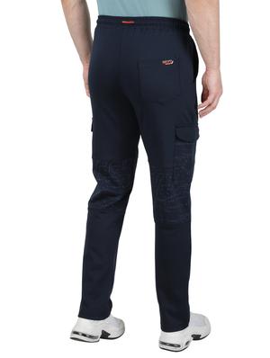 navy blue striped track pants - 17735770 - Standard Image - 3