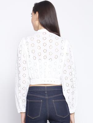 white cotton regular shirt - 17735934 - Standard Image - 3