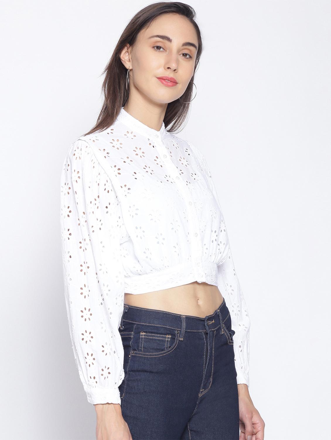 white cotton regular shirt - 17735934 - Zoom Image - 2