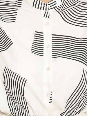 beige polyester regular shirt - 17735936 - Standard Image - 5