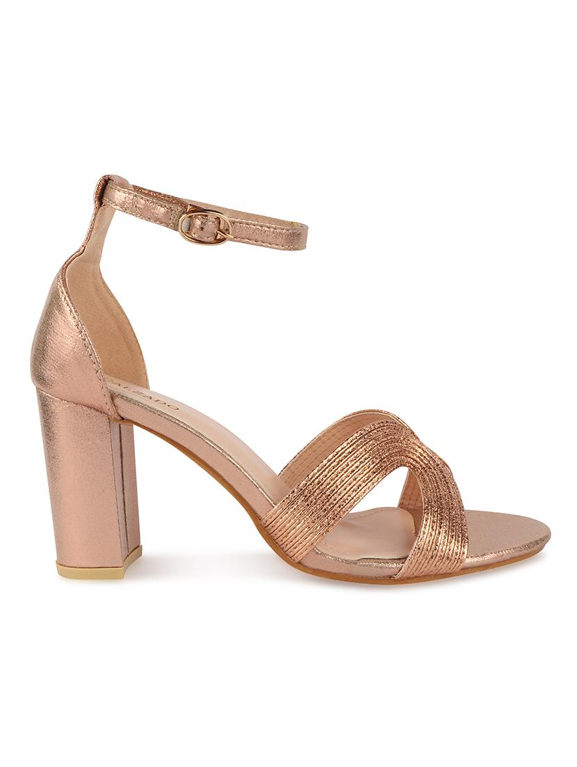 nude synthetic back strap sandals - 17737482 - Zoom Image - 2