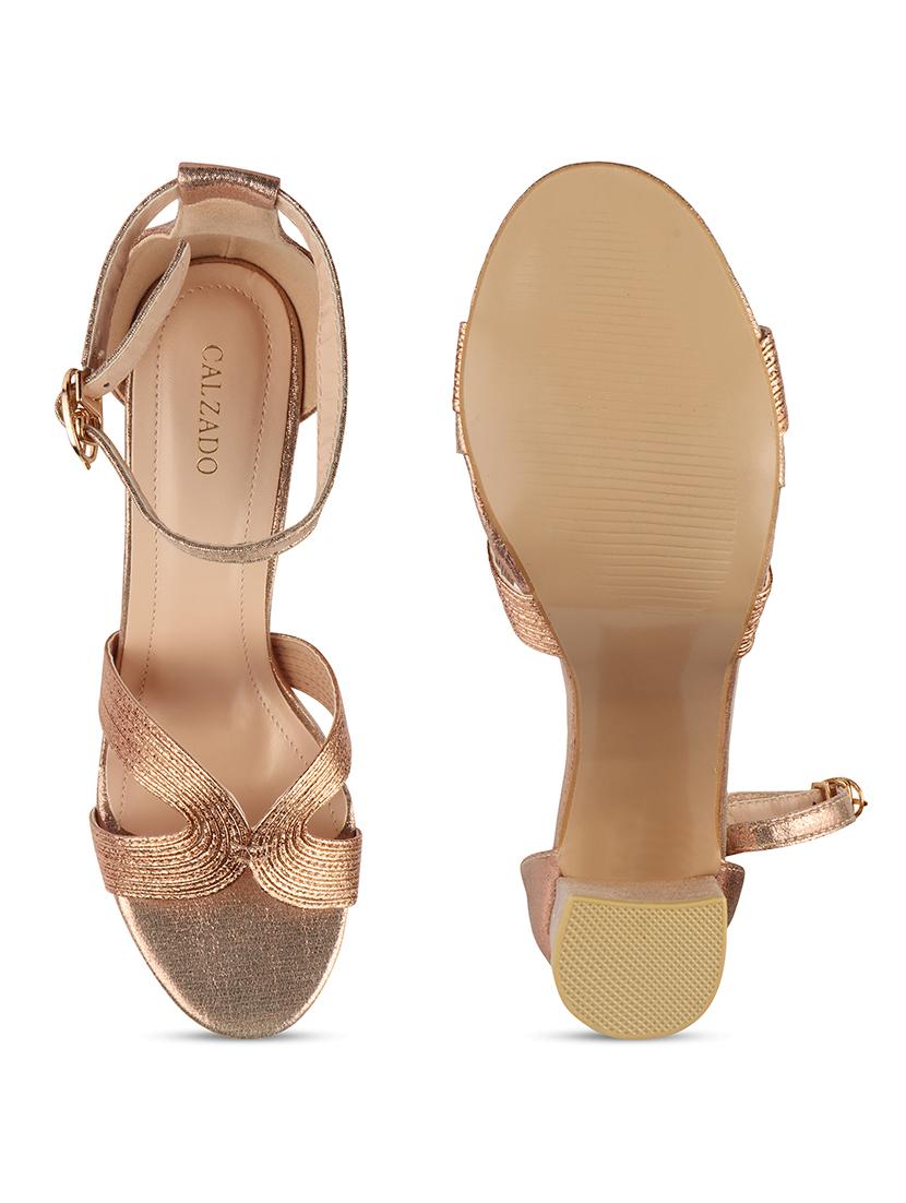 nude synthetic back strap sandals - 17737482 - Zoom Image - 4