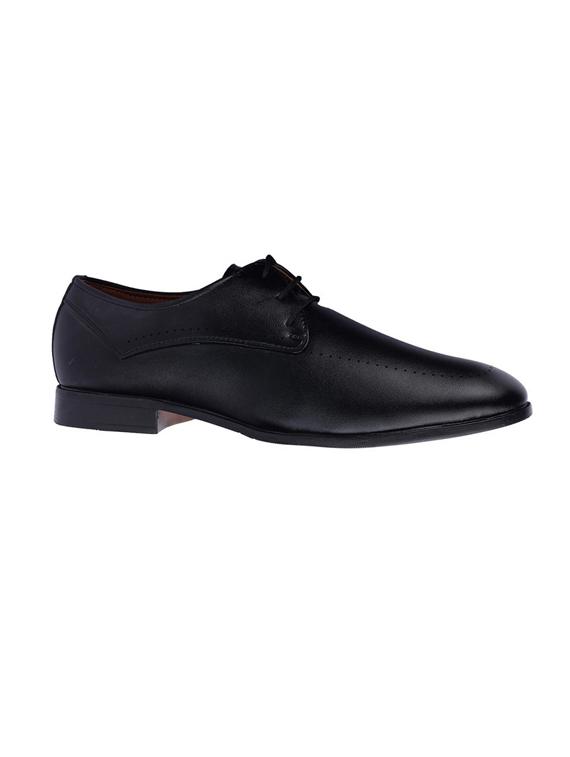 black patent leather laceup derbies - 17737610 - Zoom Image - 2