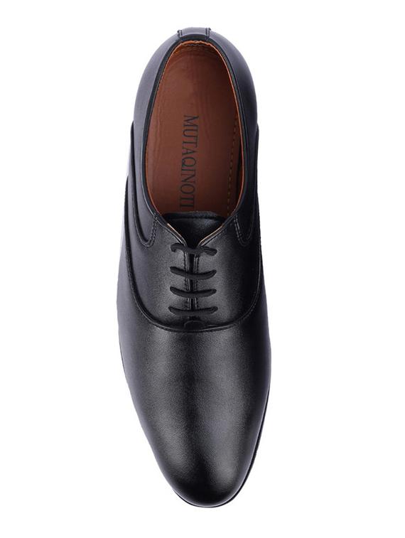black patent leather laceup derbies - 17737613 - Zoom Image - 3
