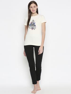 round neck graphic tee - 17738295 - Standard Image - 4