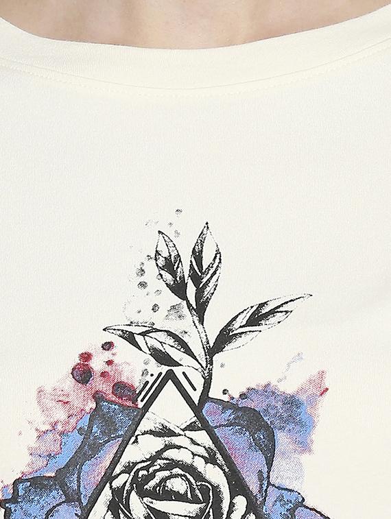 round neck graphic tee - 17738295 - Zoom Image - 5