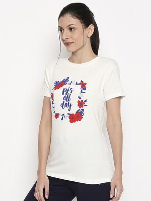 round neck graphic tee - 17738299 - Standard Image - 2