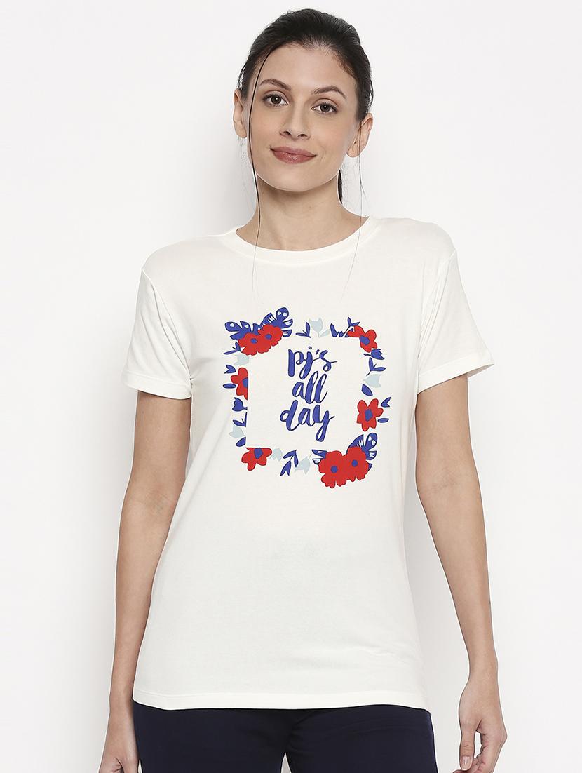 round neck graphic tee - 17738299 - Zoom Image - 1