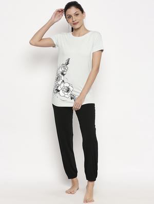 round neck printed tee - 17738308 - Standard Image - 4