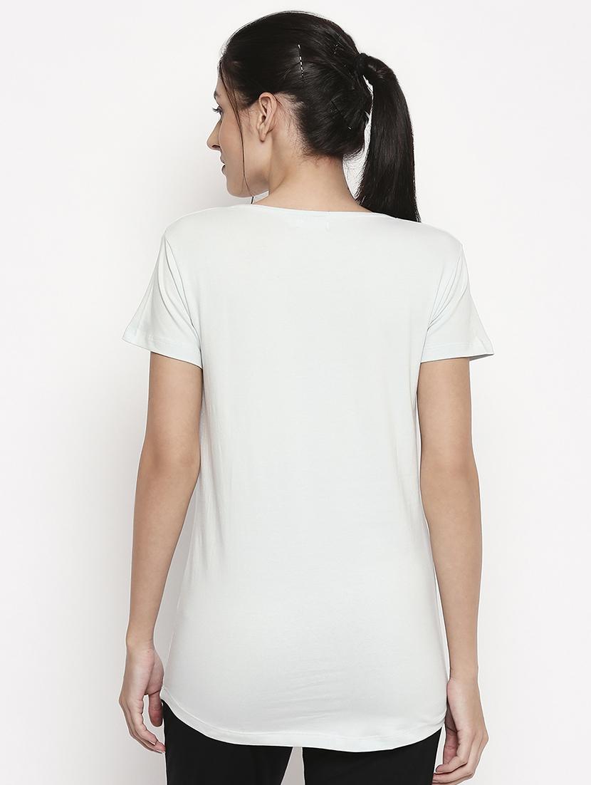 round neck printed tee - 17738308 - Zoom Image - 3