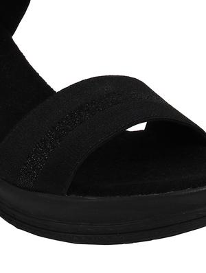elastic ankle straps sandals - 17738691 - Standard Image - 4