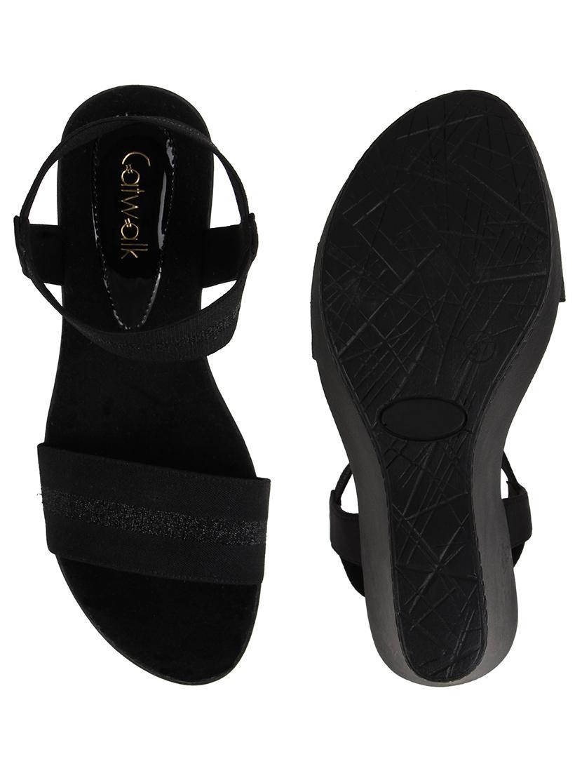 elastic ankle straps sandals - 17738691 - Zoom Image - 3