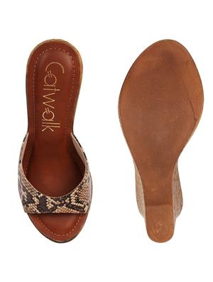 snake print slip ons - 17738717 - Standard Image - 3