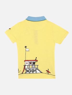yellow printed tee - 17738924 - Standard Image - 2