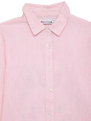 pink striped regular top - 17738929 - Standard Image - 3