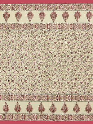 trency sanganeri print 150 gsm cotton diwan set with - 1 single bed sheet with 5 cushions covers and 2 bolster covers - 17739765 - Standard Image - 6