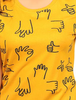 round neck printed tee - 17739917 - Standard Image - 3