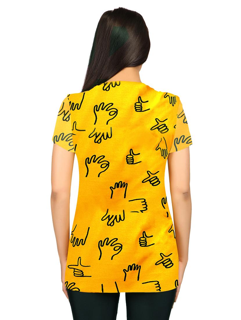 round neck printed tee - 17739917 - Zoom Image - 2