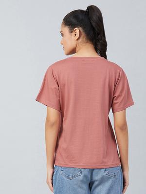 pink cotton regular tee - 17739985 - Standard Image - 3