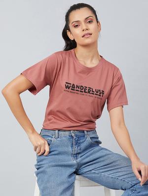 pink cotton regular tee - 17739985 - Standard Image - 4