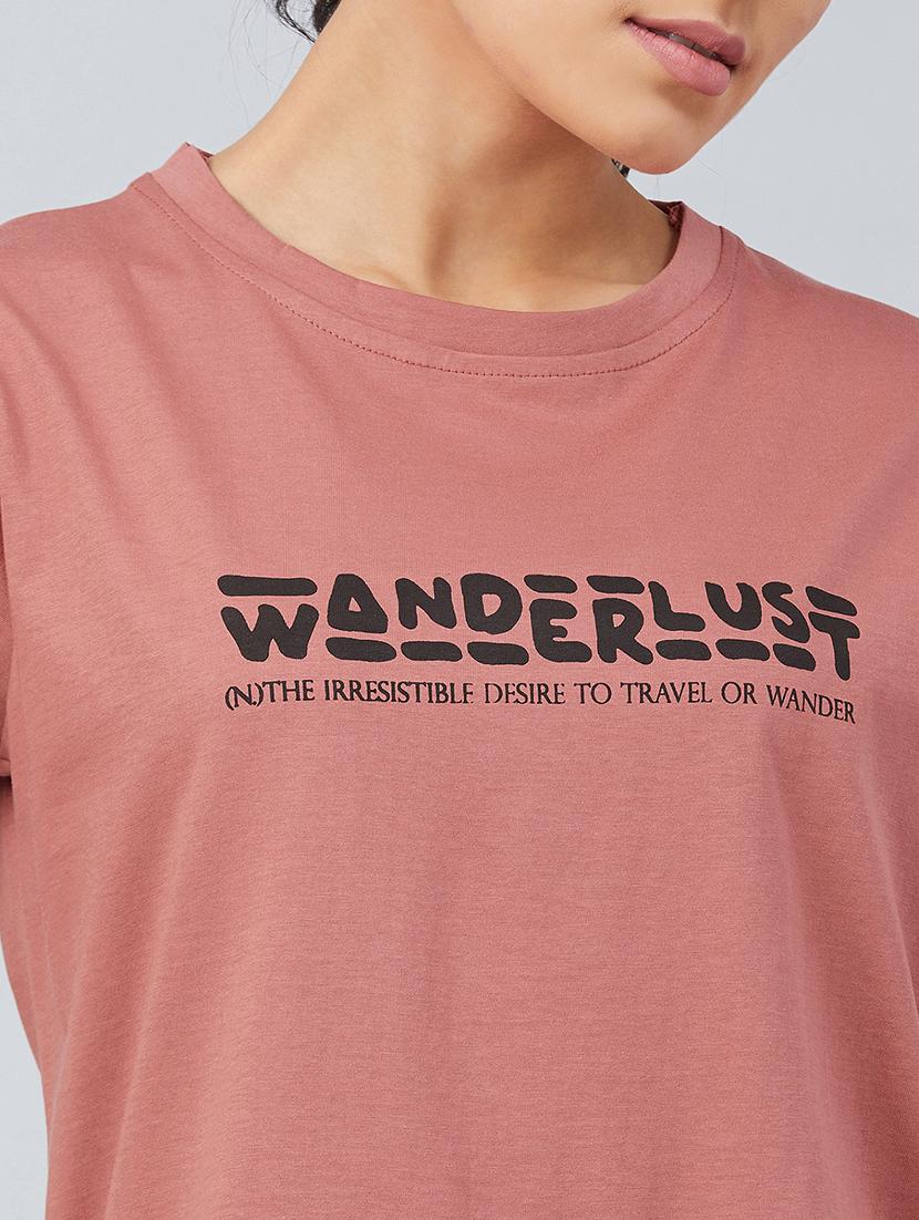 pink cotton regular tee - 17739985 - Zoom Image - 6