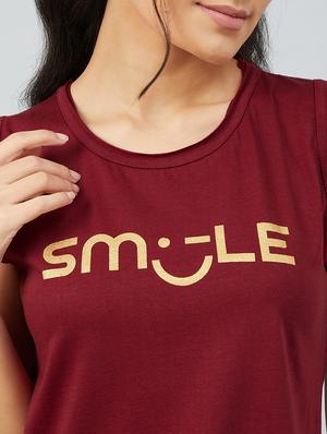 maroon cotton tank tee - 17739999 - Standard Image - 6